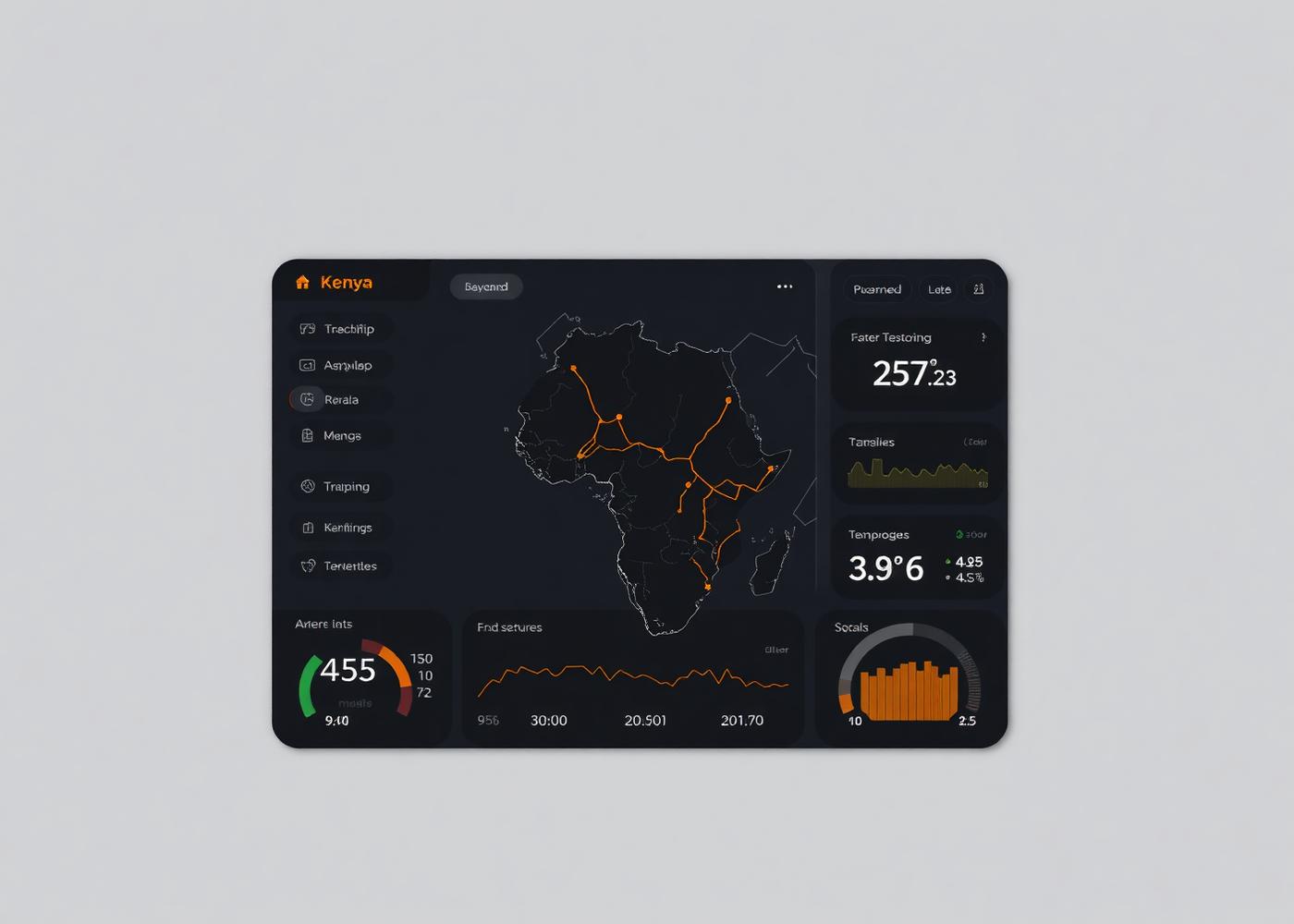 Real-time tracking dashboard